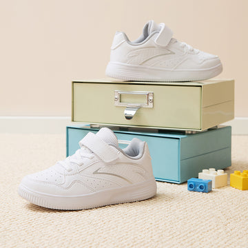 sports shoes for girls with boxes and blocks