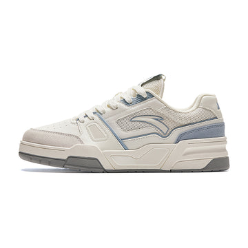 ANTA Women Lifestyle Flame 5.0 Breezelea X-Game Shoes In Ivory White/Dusty Blue
