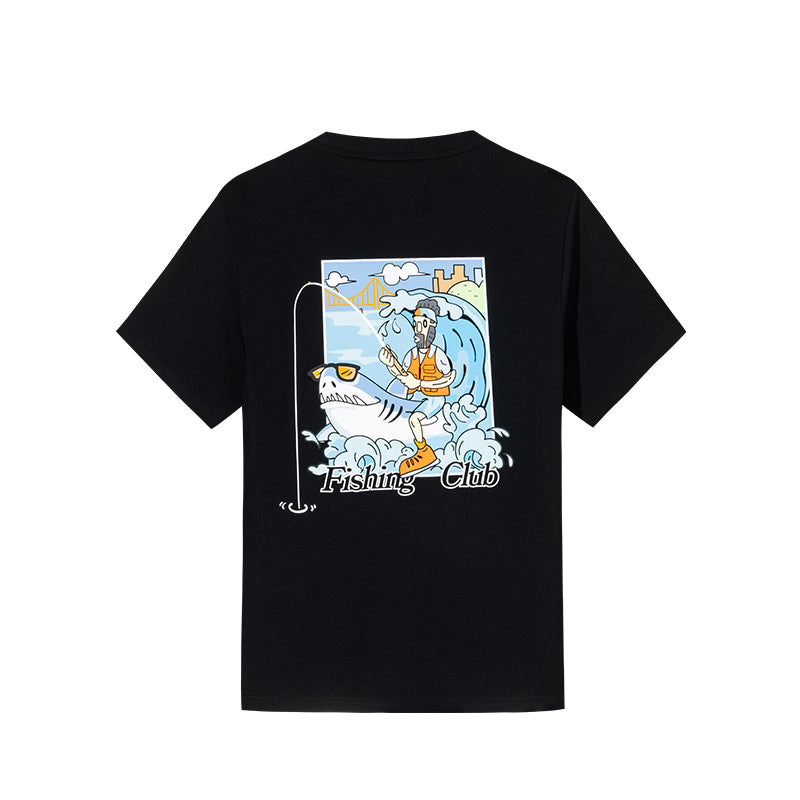 ANTA Men KT Klay Thompson Basketball Short Sleeve Tee Shirt