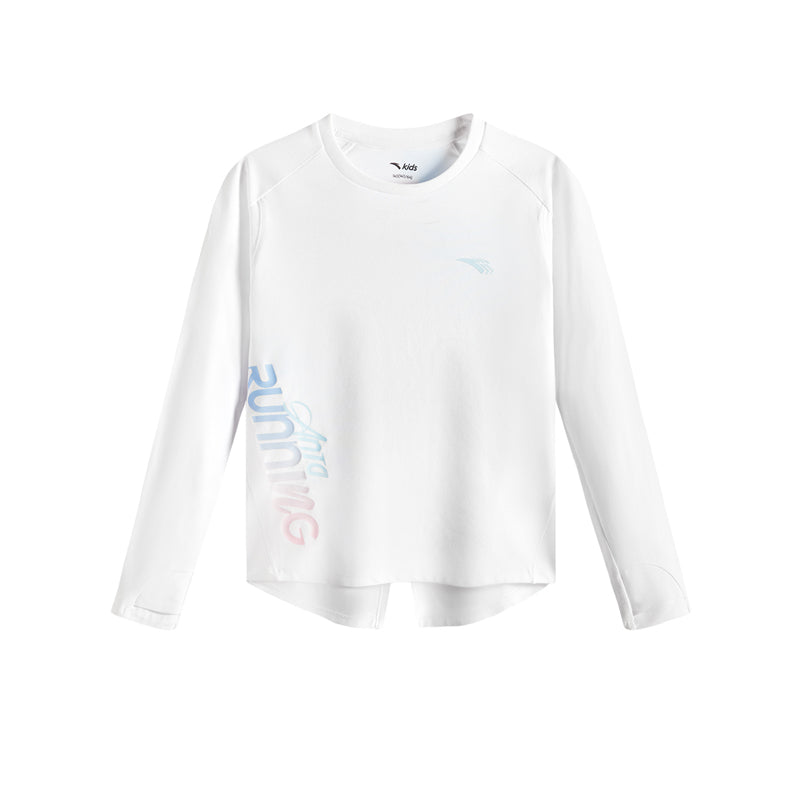 ANTA Kids Girl Running Long Sleeve Shirt