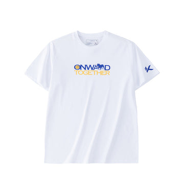 ANTA Men Klay Thompson Onward Together Basketball Short Sleeve T Shirt
