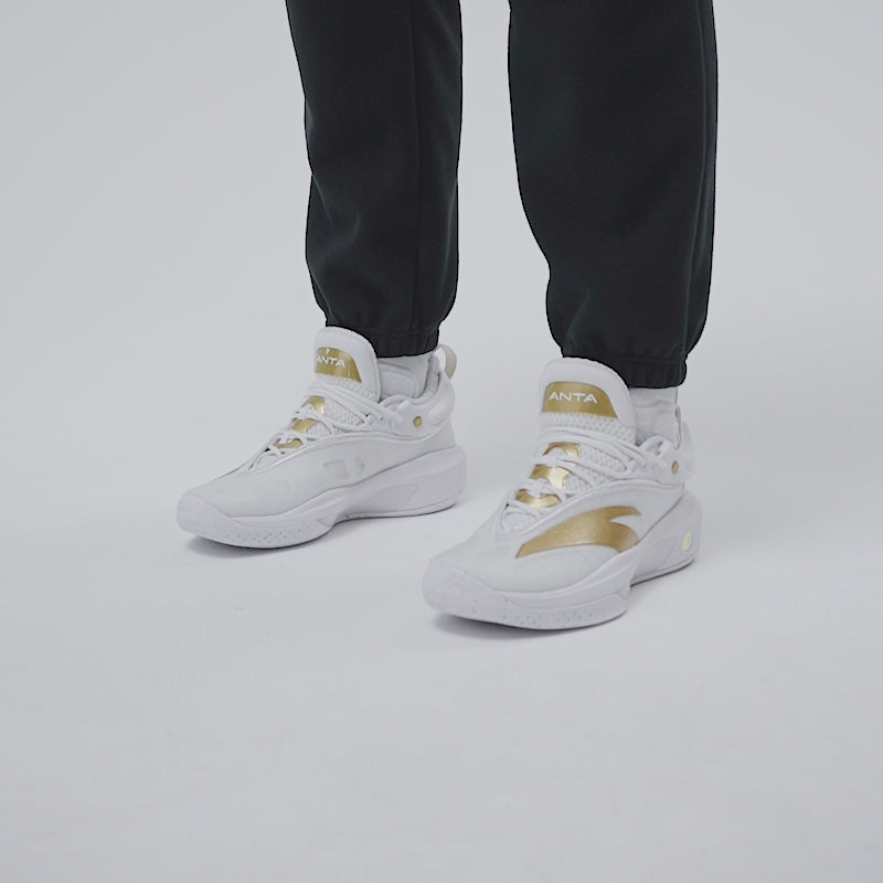 Gold anta shoes deals