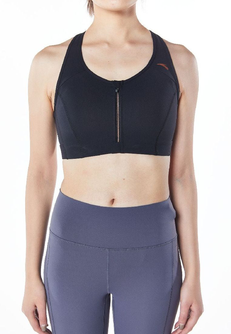 Sporty Stretch Faux Leather & Lace Collar Bra & Strappy Thong Black Xl